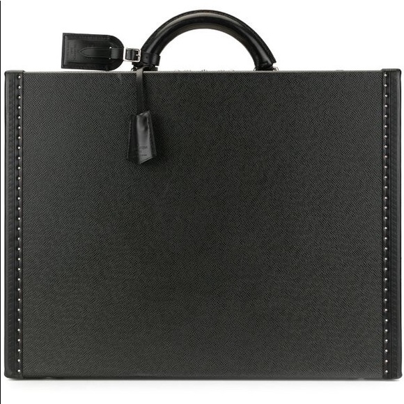 LOUIS VUITTON president trunk briefcase leather - Picture 2 of 8